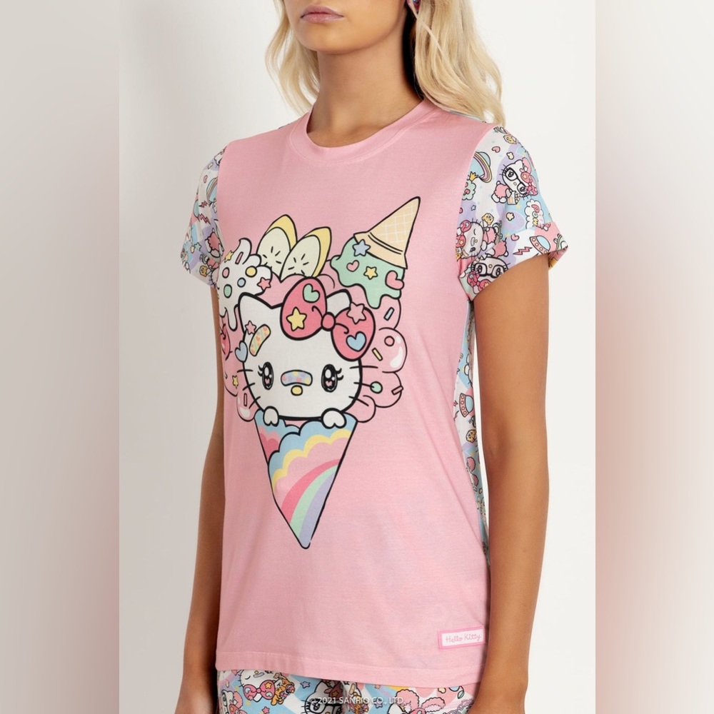S NWT Blackmilk Hello Kitty Harajuku Limited Tee